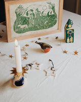 Brass Decorations and Leaf Candle Holder Seasonal / Occasion House Doctor