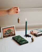 Brass Decorations and Leaf Candle Holder Seasonal / Occasion House Doctor