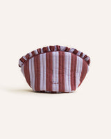 Crescent Wash Bag – Lilac Stripe Accessories The Tartan Blanket Co