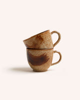 Rust Brushstroke Mug Homeware Naomi Grace Ceramics