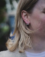 Cluster Seaweed Studs Accessories Heather McDermott Silver