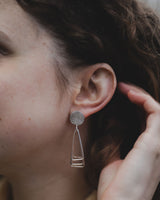 Buoy with Five Hanging Triangles Earrings Accessories Heather McDermott