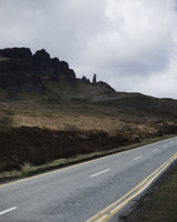 'Old Man of Storr' Lino Print Art Ludovica Perosin