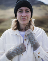 Arrow Fingerless Mittens – Wren & Haar Knitwear Hilary Grant