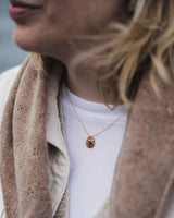Limpet Necklace Jewellery Jen Carter Pearson Yellow Gold Plated