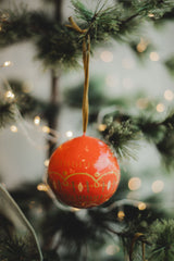 Yuletide Gold Christmas Baubles – Set of Three Homeware East End Press