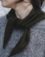 Military Green Neckerchief Knitwear Scarlet Knitwear