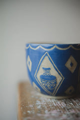 Sgraffito Floral Mug Homeware Naomi Grace Ceramics