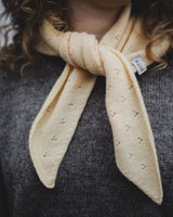 Pointelle Neckerchief – Buttermilk Knitwear Rove Knitwear