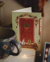 Festive Front Door Christmas Card Seasonal / Occasion Harriet Watson