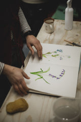 Forget Me Not Plate Homeware Catriona Archibald