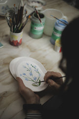 Forget Me Not Plate Homeware Catriona Archibald