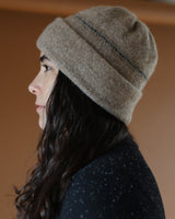 Triple Dott Hat Stone, Chestnut + Hunting Green Knitwear Rosana Expósito