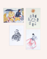 Highland Stories Postcard Set of 4 Cards Phoebe Roze