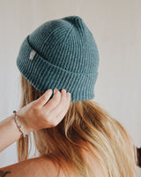 Lambswool Beanie – Lichen Knitwear Scarlet Knitwear