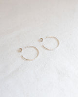 Large Hoop Earrings Jewellery Jen Carter Pearson Silver