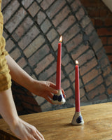 Tapered Dinner Candles Set of 2 – Arctic Pink Homeware Five Bees Yard