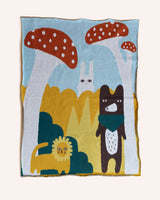Trees & Creatures Cotton Blanket Homeware Donna Wilson