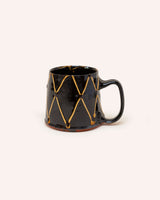 Checkered Mug – Brown