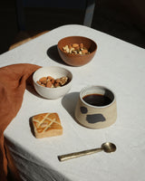 Stoneware Short Tumbler Brushstroke Black Homeware Carrick