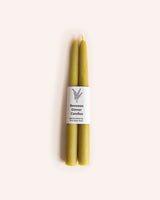 Tapered Dinner Candle - Olive Homeware Five Bees Yard