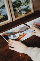 Plockton Print Artwork Phoebe Roze