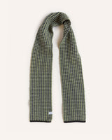 Small checked Scarf – Green Accessories Rove Knitwear