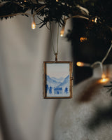 Watercolour Bothy in the Snow Hanging Decoration Seasonal / Occasion Anna Schmitt