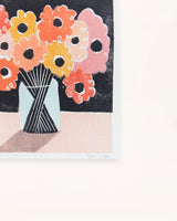 Colour Cloud Flowers Print Art Luiza Holub