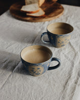 Sgraffito Floral Mug Homeware Naomi Grace Ceramics