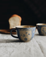 Sgraffito Floral Mug Homeware Naomi Grace Ceramics