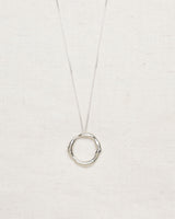 Molten Recycled Silver Pendant Jewellery On the Wire Jewellery