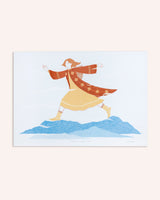 She Carries the Land Folklore Print Art Abbie Lois