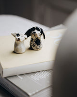 Small Ceramic Dog Sculpture – Patch Artwork Naomi Grace Ceramics