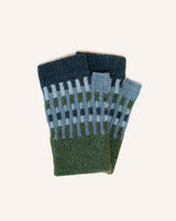 Harbour Fingerless Mittens – Pine & North Sea Knitwear Hilary Grant
