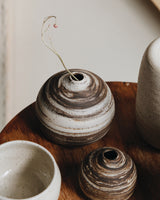 Skye Sand Vase in Light Marble - Small Homeware Emporium Julium