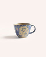 Sgraffito Floral Mug Homeware Naomi Grace Ceramics