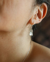 Skye Sea Glass Wire Earrings – Silver Jewellery Rois Seaglass