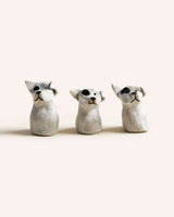Small Ceramic Dog Sculpture – Patch Artwork Naomi Grace Ceramics
