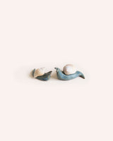 Ceramic & Shell Snail - Blue/Green Homeware María Poyato