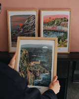 Neist Point Illustration Print Artwork Modge Design Studio
