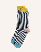 Merino Wool Socks – Black/White 4-7 Accessories Scarlet Knitwear
