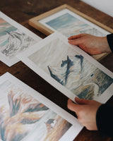 Cuillin Bothy Print Artwork David Fleck