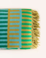 Shiel Woven Throw Green Homeware Donna Wilson