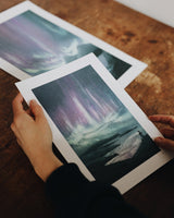 Aurora Coast Print Art David Fleck