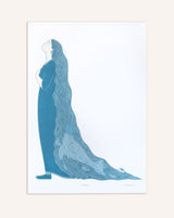 Selkie Folklore Print Artwork Abbie Lois