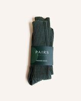 Mohair Socks - Green Accessories Pairs Scotland