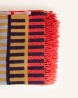 Shiel Woven Throw Red Homeware Donna Wilson