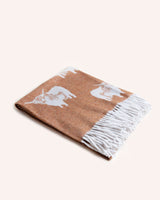 Highland Cow Throw – Rust Soft Furnishings The Isle Mill