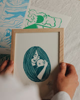 Little One Risograph Print Artwork Prints by the Bay